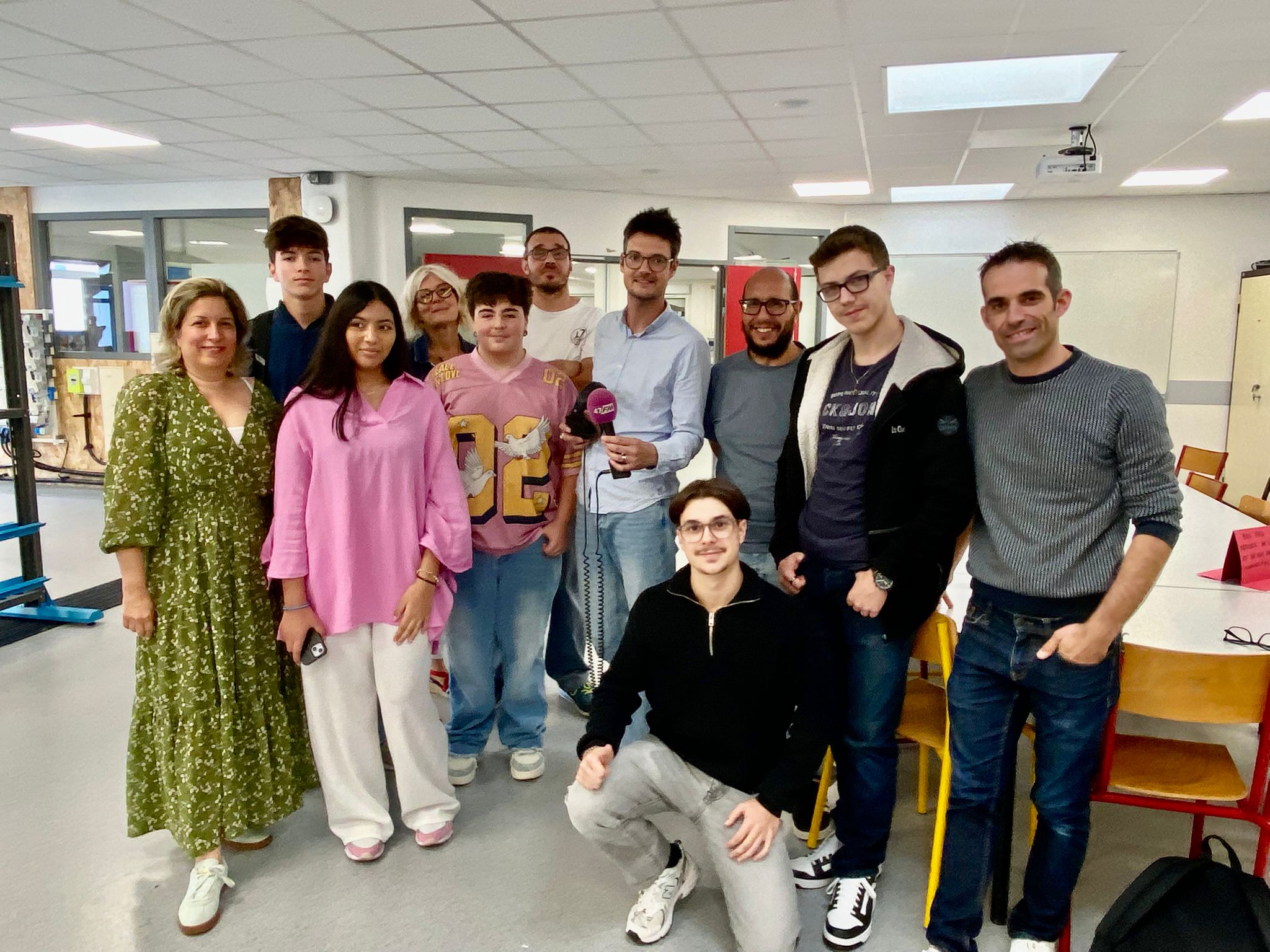 Visite de Dipapet, l'animateur de 47FM